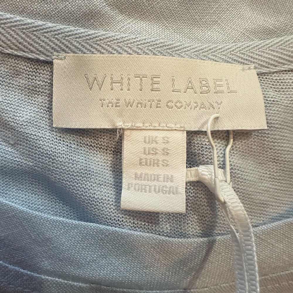 The White Company Light Blue Linen Tee - Picture 3 of 5